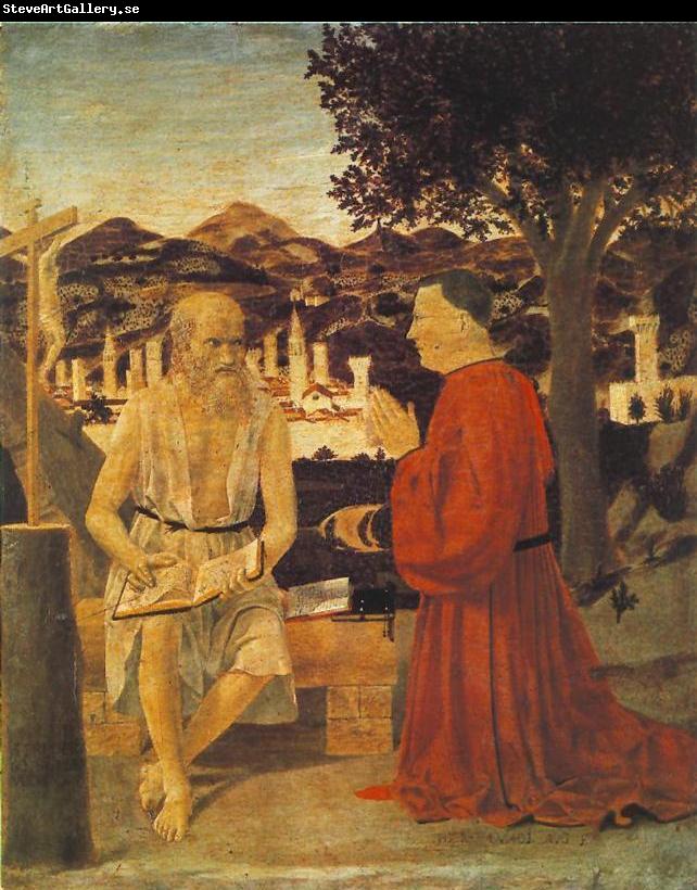 Piero della Francesca Saint Jerome and a Donor